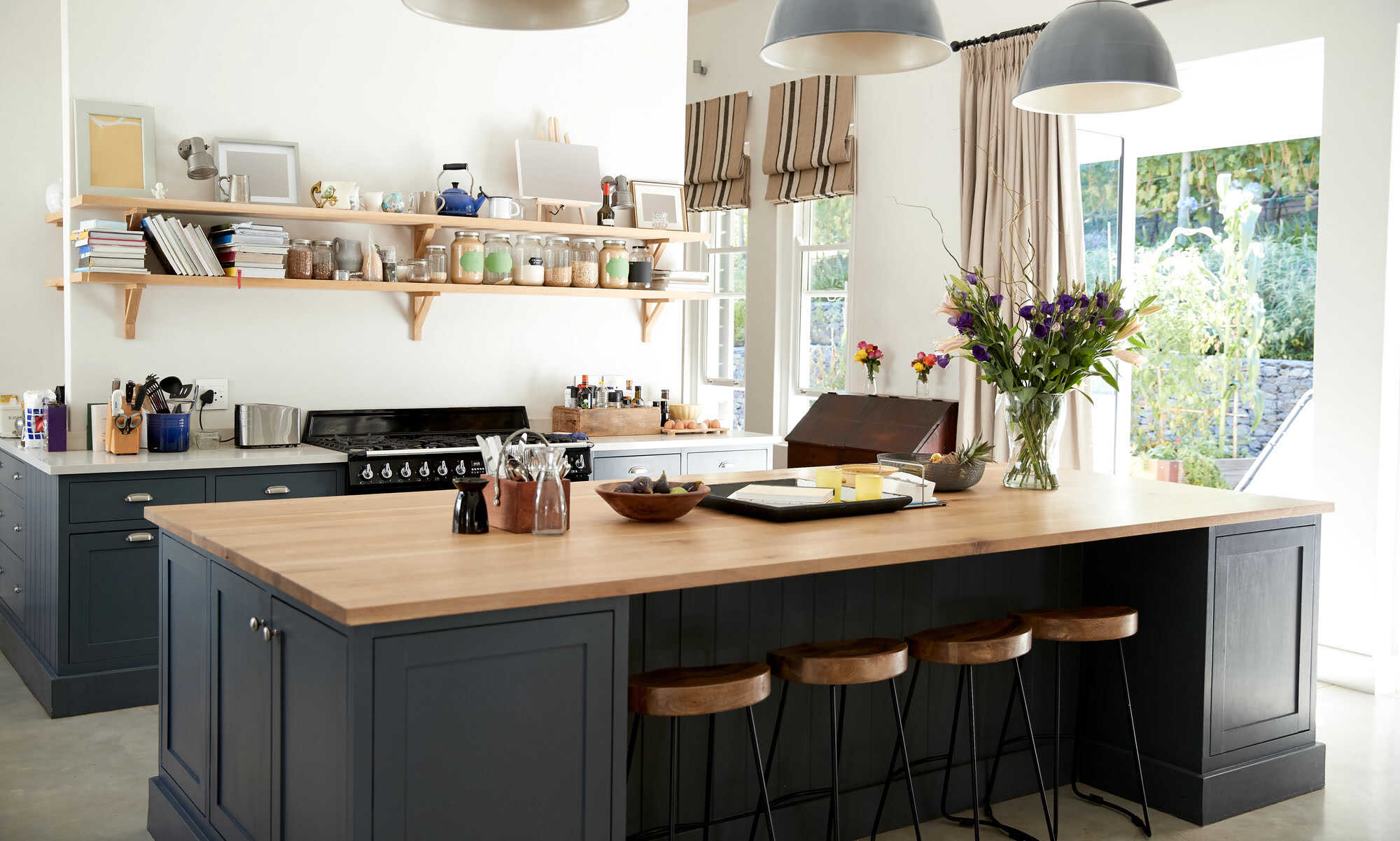 Offene Küche mit Insel