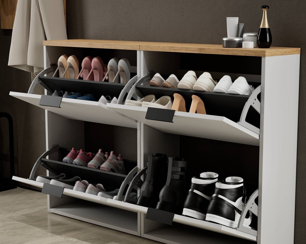 Moderner Schuhschrank im Flur