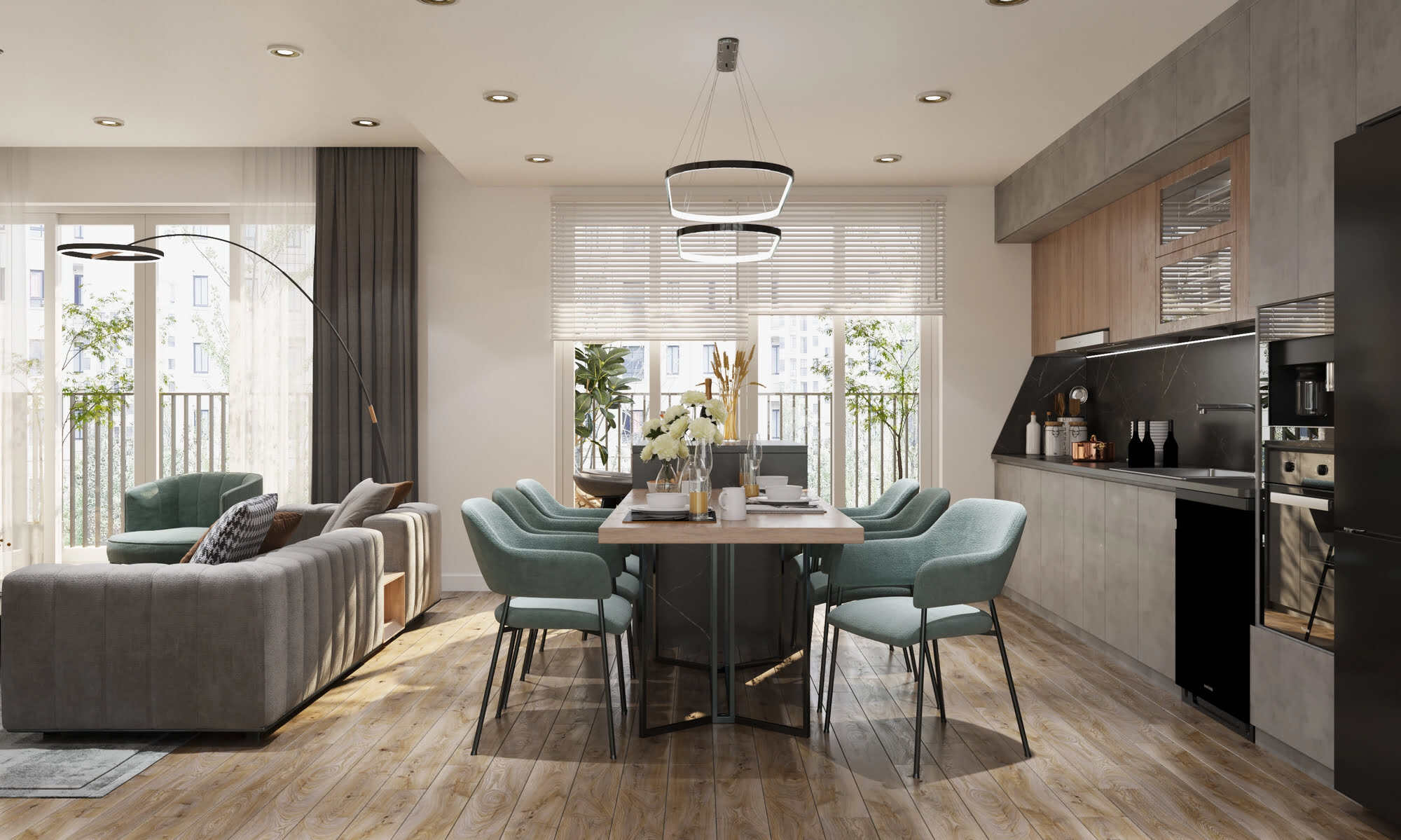 Gemütliche Wohnküche